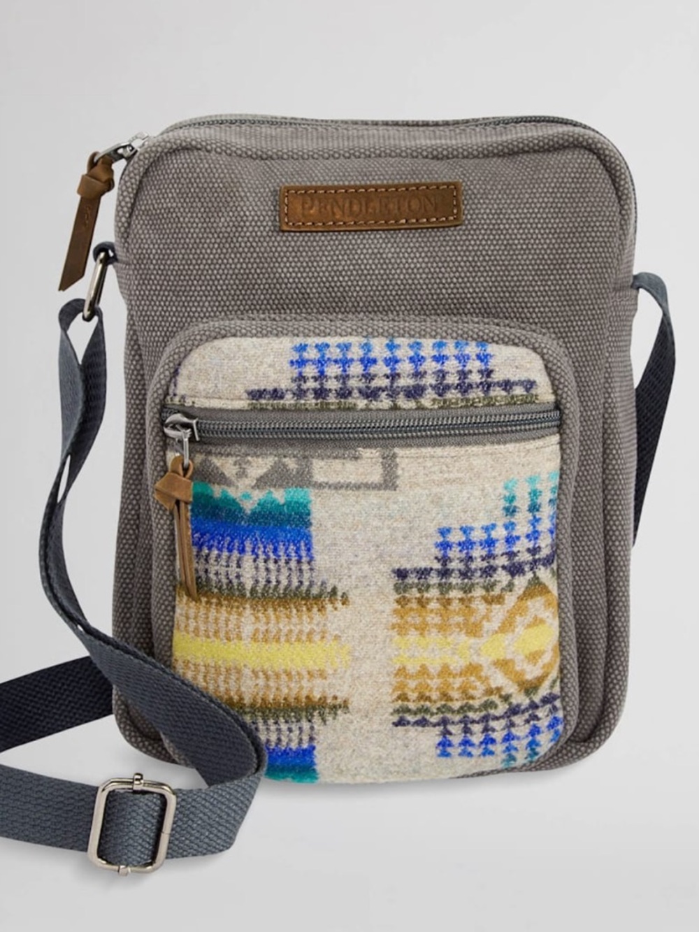PENDLETON Crossbody Satchel in Blue Chief Joseph Pattern